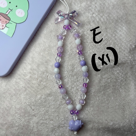 Purple Phone/Camera Strap Charms - Picture 6 of 8